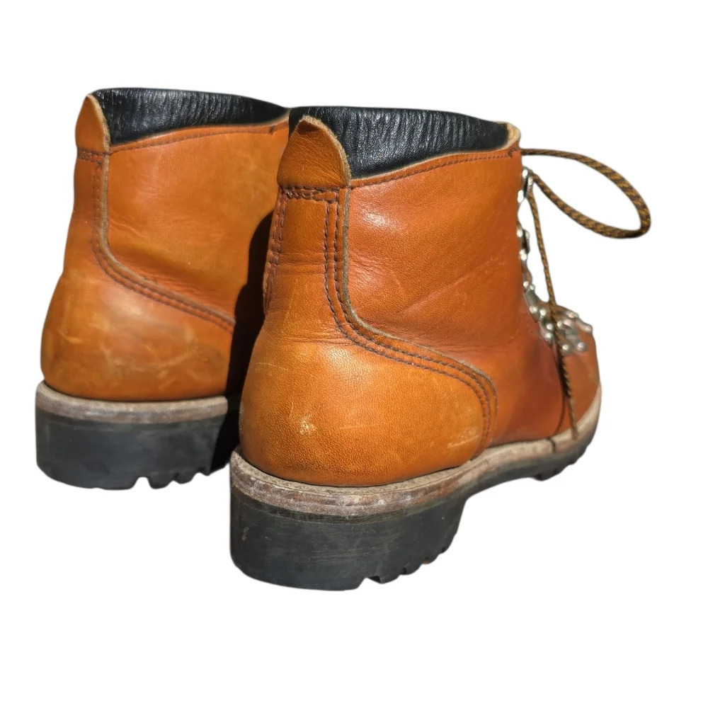 Vintage Red Wing Irish Setter Brown Leather Hiking Boots 7.5 - Picture 6 of 8